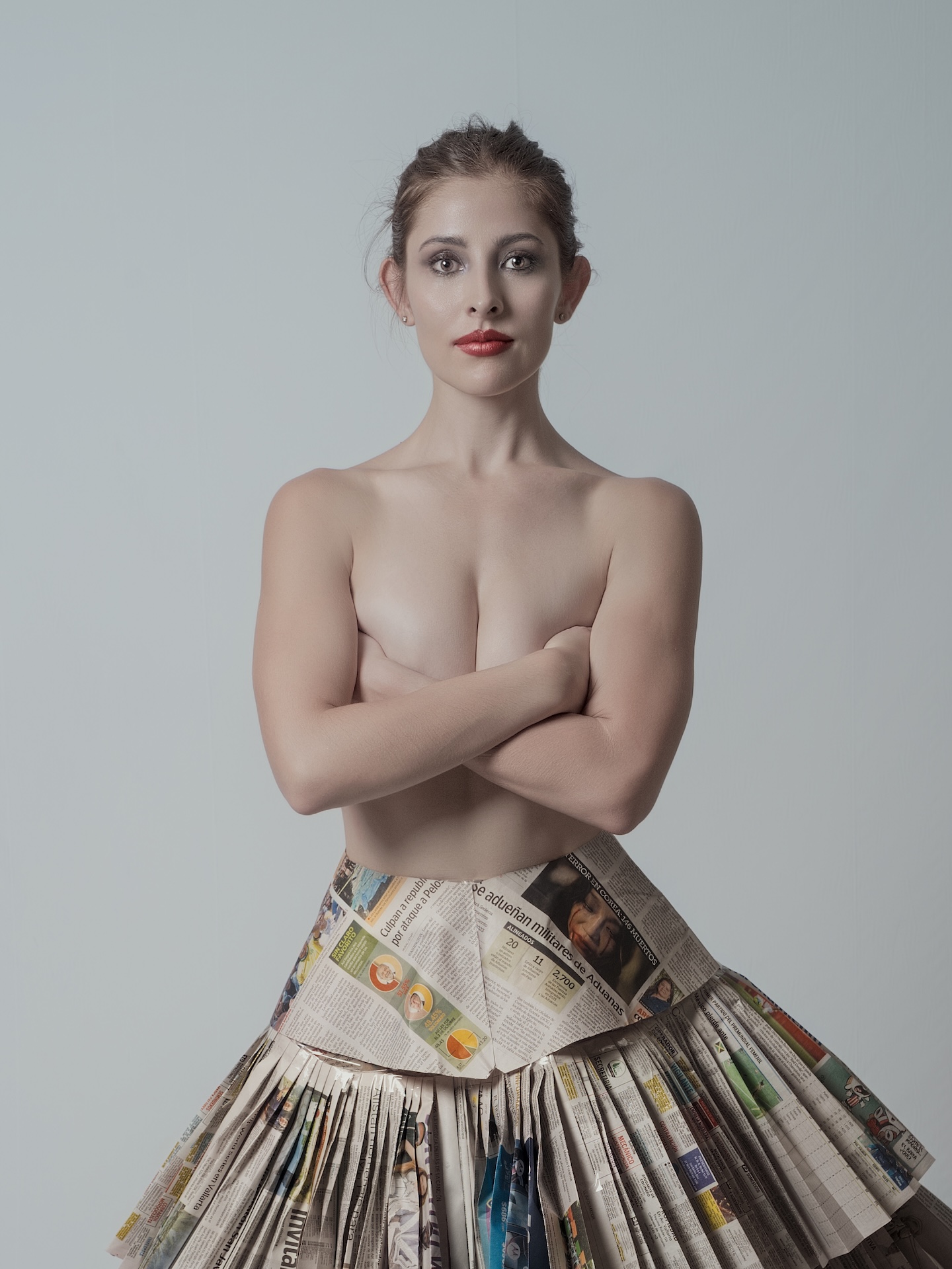 Newspaper Skirt